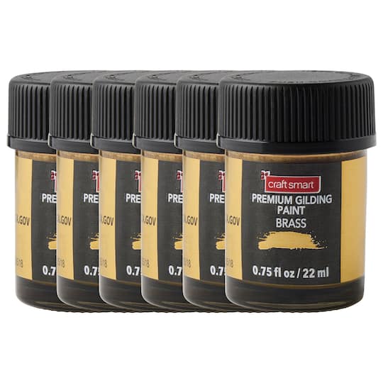 6 Pack: Premium Gilding Paint by Craft Smart®
